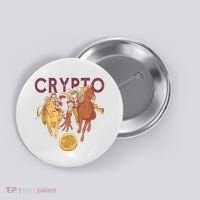 Crypto Knight Warrior Bitcoin Button thumb 0