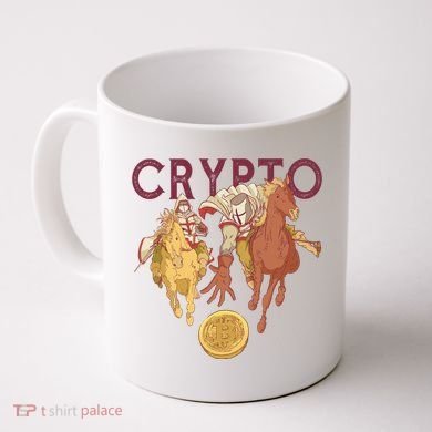 Crypto Knight Warrior Bitcoin Coffee Mug