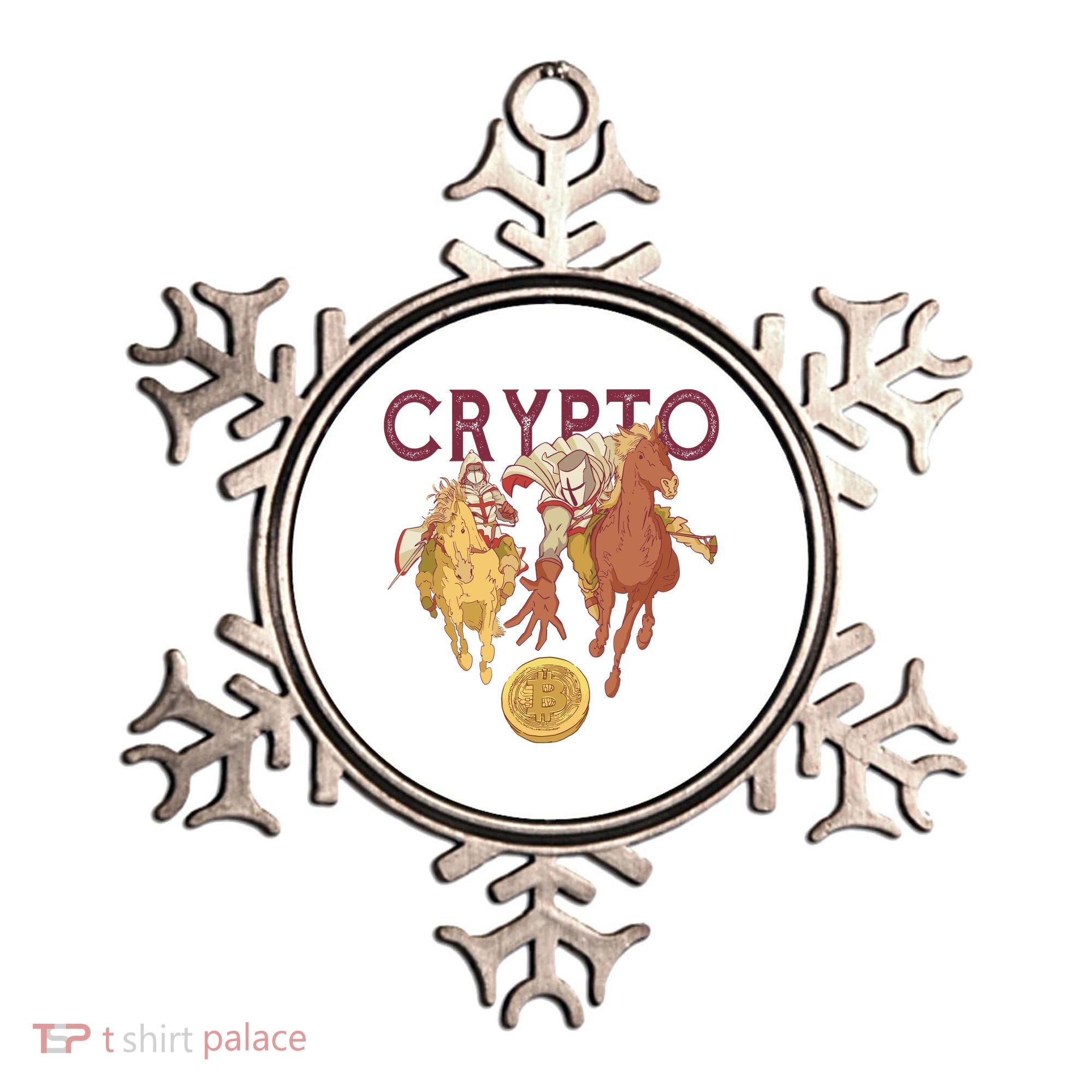 Crypto Knight Warrior Bitcoin Ornament