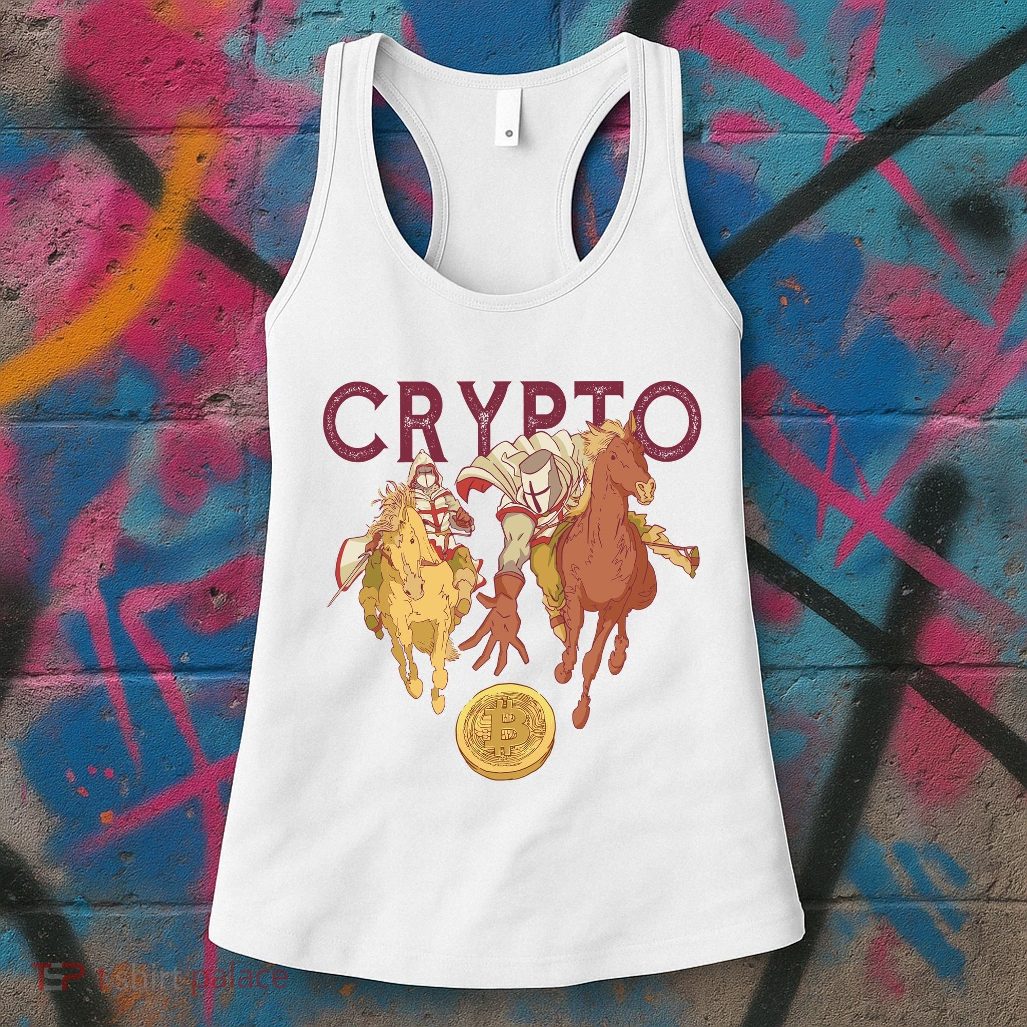 Crypto Knight Warrior Bitcoin Women's Tank Top