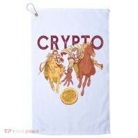 Crypto Knight Warrior Bitcoin Golf Towel thumb 0