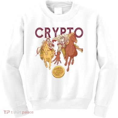 Crypto Knight Warrior Bitcoin Kids Sweatshirt