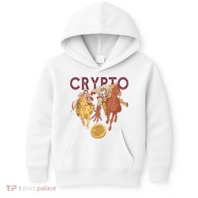 Crypto Knight Warrior Bitcoin Kids Hoodie