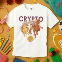 Crypto Knight Warrior Bitcoin Kids T-Shirt thumb 3