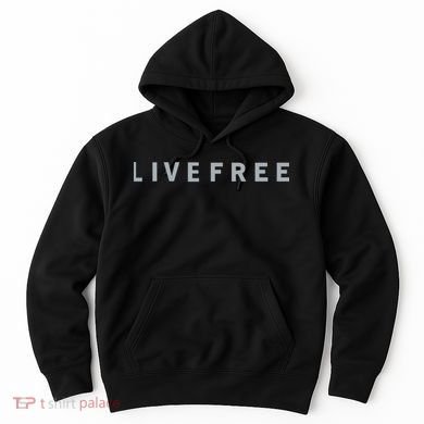 Charlie Kirk Wearing Live Free Hoodie