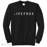 Charlie Kirk Wearing Live Free Sweatshirt thumb 0
