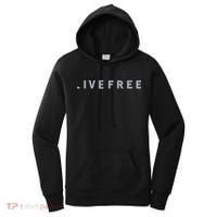Charlie Kirk Wearing Live Free Women's Hoodie thumb 0
