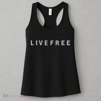 Charlie Kirk Wearing Live Free Women's Tank Top thumb 3