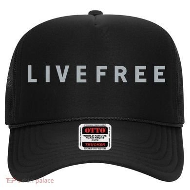 Charlie Kirk Wearing Live Free Hat
