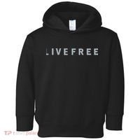 Charlie Kirk Wearing Live Free Toddler Hoodie thumb 0