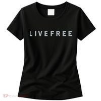 Charlie Kirk Wearing Live Free Women's T-Shirt thumb 0