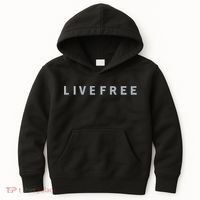 Charlie Kirk Wearing Live Free Kids Hoodie thumb 0