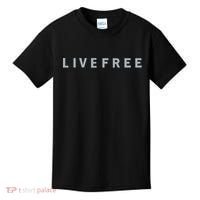 Charlie Kirk Wearing Live Free Kids T-Shirt thumb 0