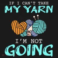 Crocheting Knitting Yarn Funny Knitting Yarn Crochet Ornament thumb 1