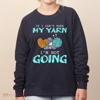 Crocheting Knitting Yarn Funny Knitting Yarn Crochet Women's Sweatshirt thumb 0
