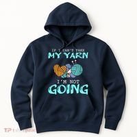 Crocheting Knitting Yarn Funny Knitting Yarn Crochet Hoodie thumb 0