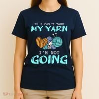 Crocheting Knitting Yarn Funny Knitting Yarn Crochet T-Shirt thumb 4