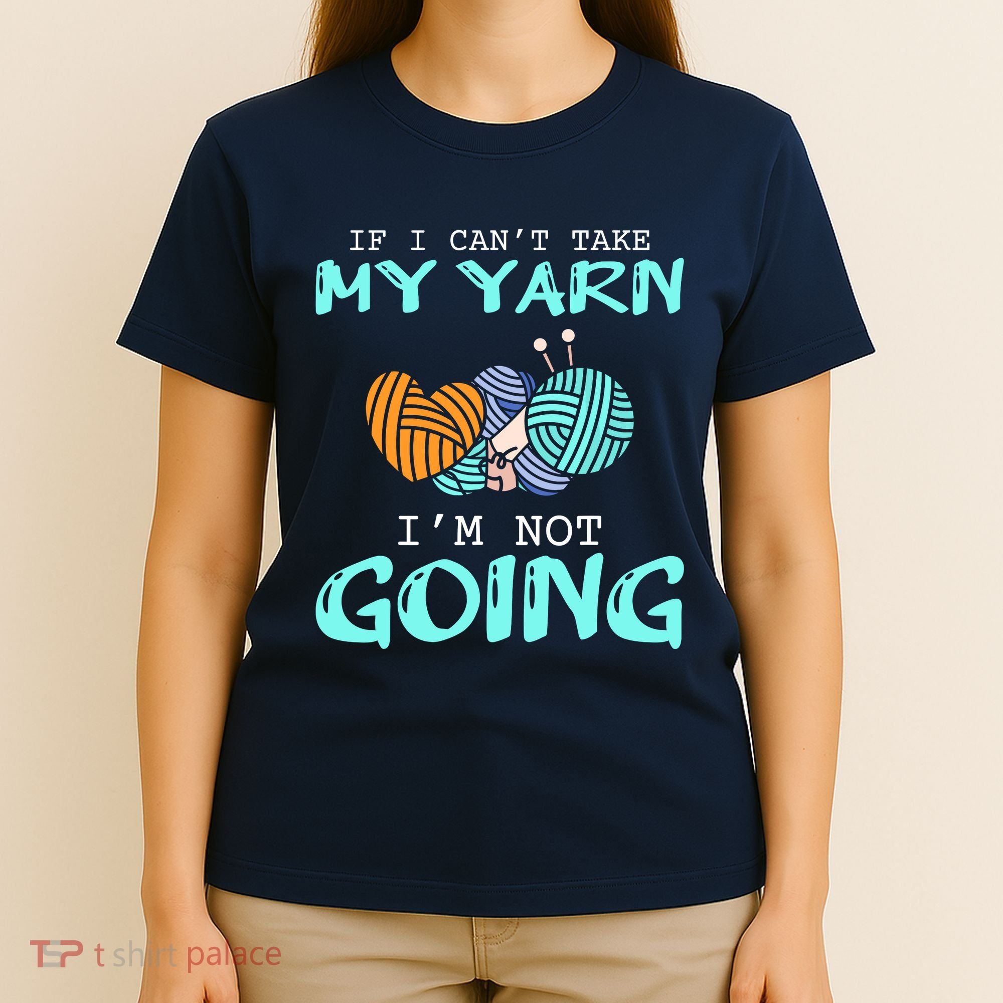 Crocheting Knitting Yarn Funny Knitting Yarn Crochet T-Shirt