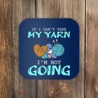 Crocheting Knitting Yarn Funny Knitting Yarn Crochet Coaster thumb 0