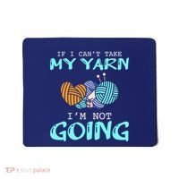 Crocheting Knitting Yarn Funny Knitting Yarn Crochet Mousepad thumb 0