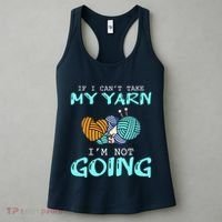 Crocheting Knitting Yarn Funny Knitting Yarn Crochet Women's Tank Top thumb 3