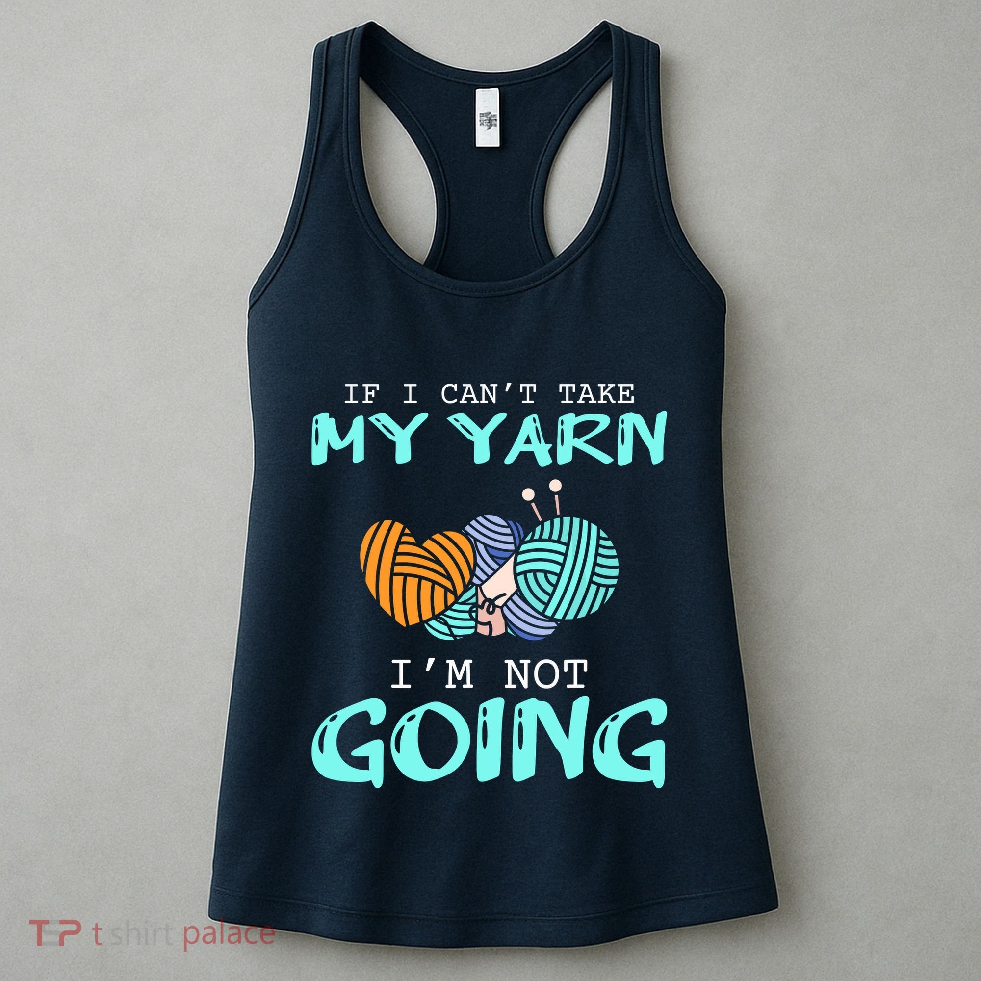 Crocheting Knitting Yarn Funny Knitting Yarn Crochet Women's Tank Top