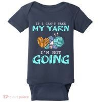 Crocheting Knitting Yarn Funny Knitting Yarn Crochet Baby Bodysuit thumb 0