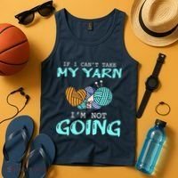 Crocheting Knitting Yarn Funny Knitting Yarn Crochet Tank Top thumb 4