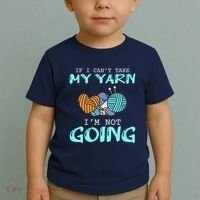 Crocheting Knitting Yarn Funny Knitting Yarn Crochet Toddler T-Shirt thumb 2