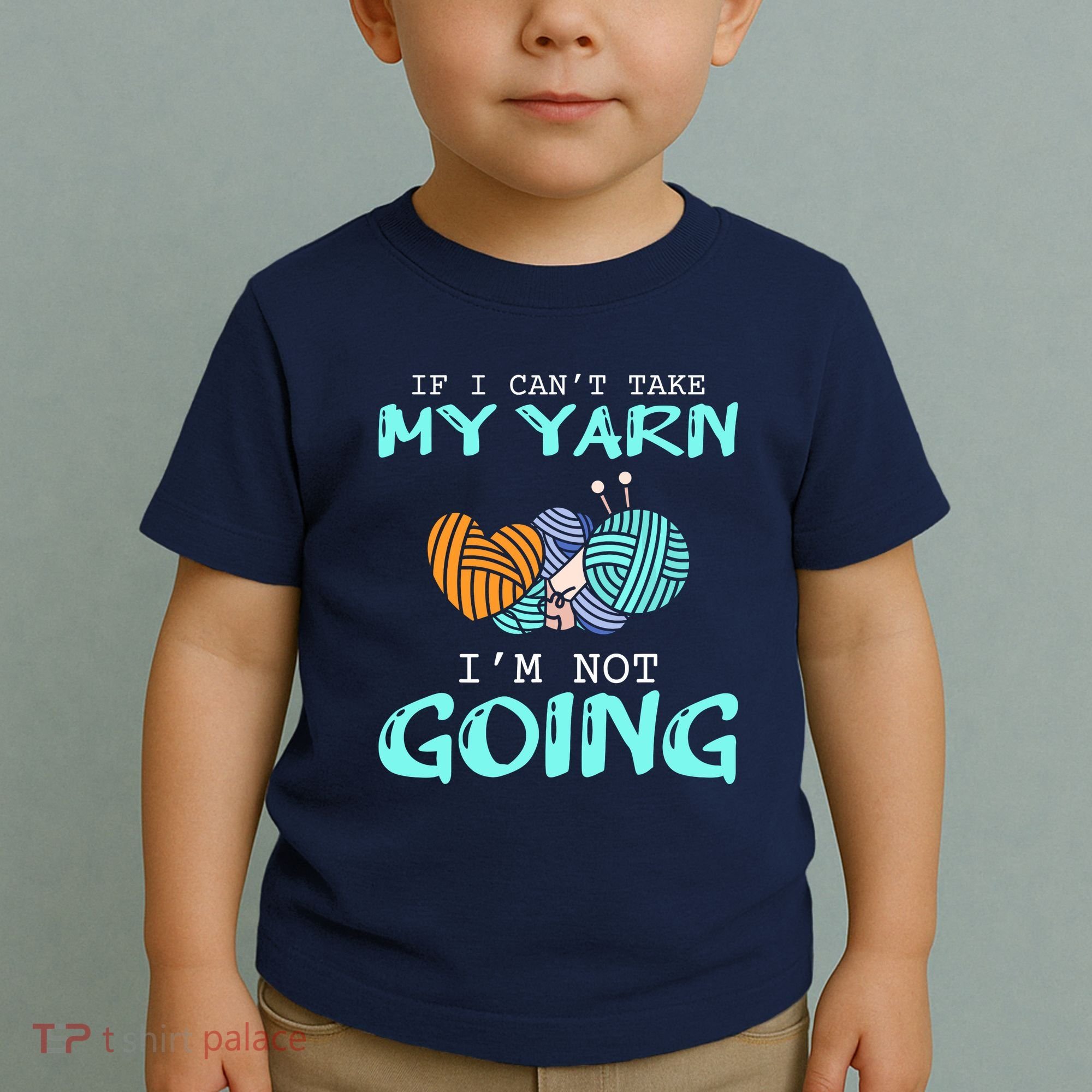 Crocheting Knitting Yarn Funny Knitting Yarn Crochet Toddler T-Shirt