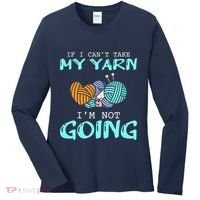 Crocheting Knitting Yarn Funny Knitting Yarn Crochet Women's Long Sleeve Shirt thumb 0