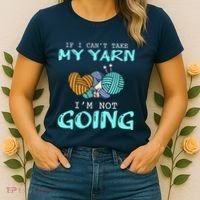 Crocheting Knitting Yarn Funny Knitting Yarn Crochet Women's T-Shirt thumb 2