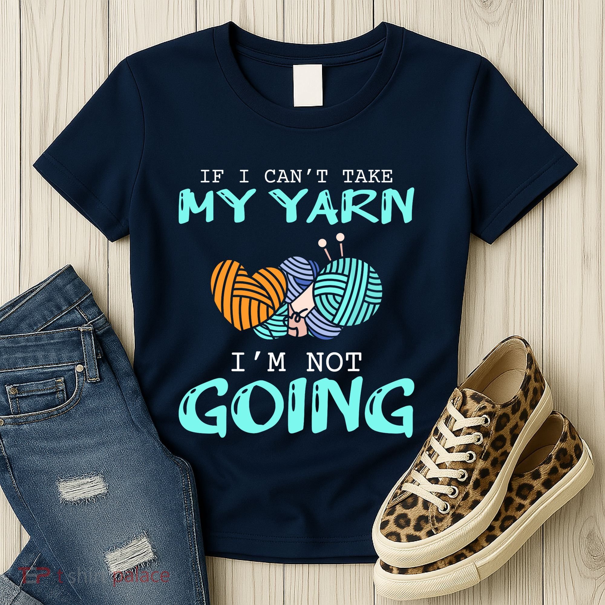 Crocheting Knitting Yarn Funny Knitting Yarn Crochet Women's T-Shirt