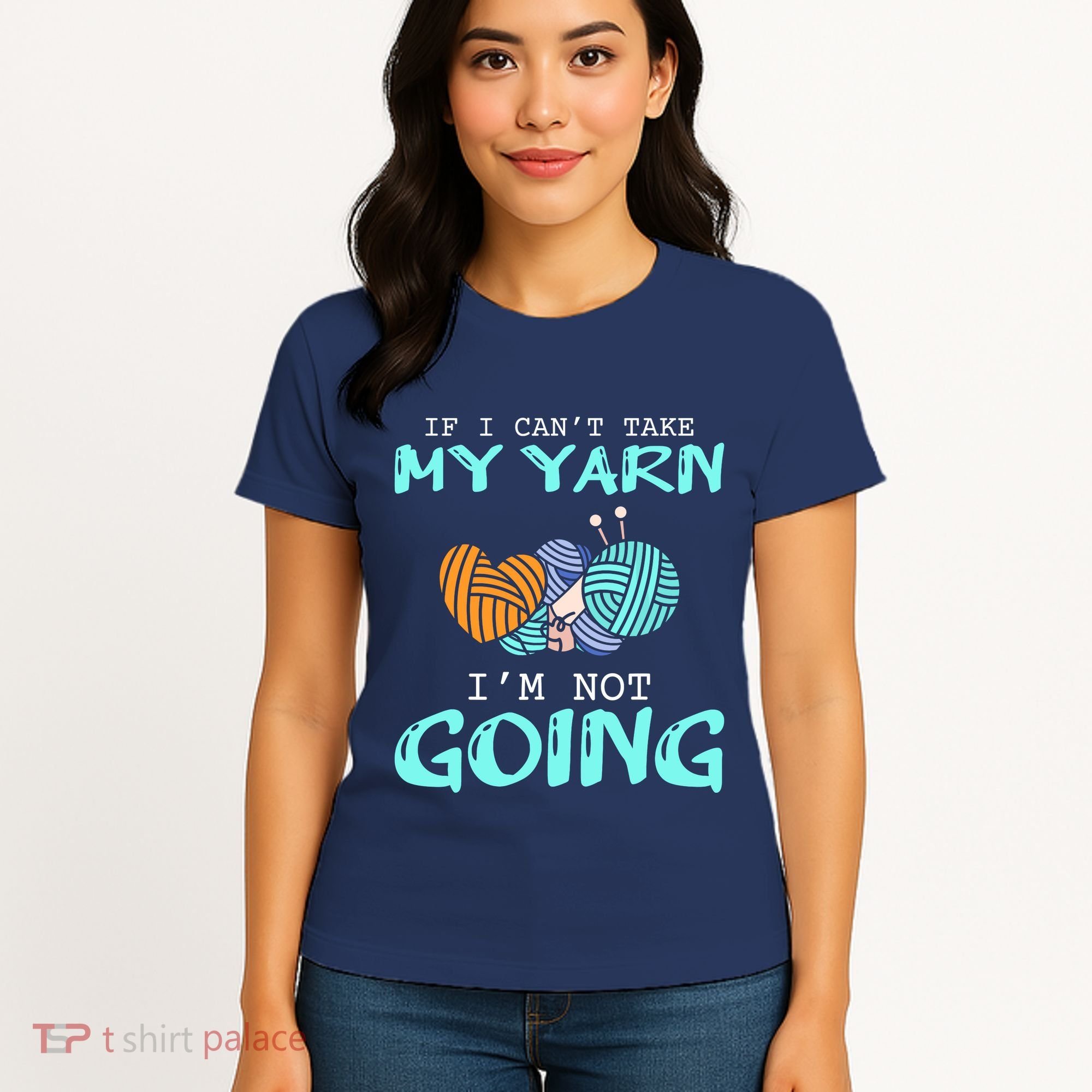 Crocheting Knitting Yarn Funny Knitting Yarn Crochet Women's T-Shirt