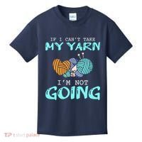 Crocheting Knitting Yarn Funny Knitting Yarn Crochet Kids T-Shirt thumb 0
