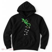 Cool Lizard Art Men Women Herpetology Reptile Lizard Lover Hoodie thumb 0