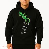 Cool Lizard Art Men Women Herpetology Reptile Lizard Lover Hoodie thumb 2