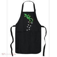 Cool Lizard Art Men Women Herpetology Reptile Lizard Lover Apron thumb 0
