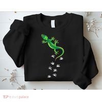 Cool Lizard Art Men Women Herpetology Reptile Lizard Lover Sweatshirt thumb 2