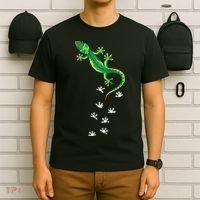 Cool Lizard Art Men Women Herpetology Reptile Lizard Lover T-Shirt thumb 6