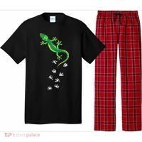 Cool Lizard Art Men Women Herpetology Reptile Lizard Lover Pajama Set thumb 0