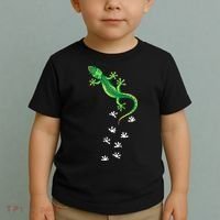 Cool Lizard Art Men Women Herpetology Reptile Lizard Lover Toddler T-Shirt thumb 2