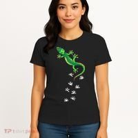 Cool Lizard Art Men Women Herpetology Reptile Lizard Lover Women's T-Shirt thumb 4