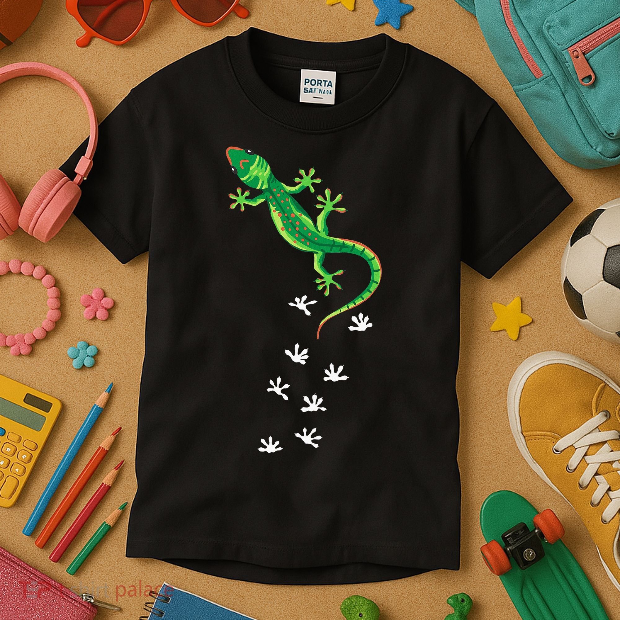 Cool Lizard Art Men Women Herpetology Reptile Lizard Lover Kids T-Shirt