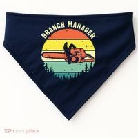 Cool Lumberjack Art Arborist Logger Branch Manager USA-Made Doggie Bandana thumb 0