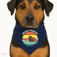 Cool Lumberjack Art Arborist Logger Branch Manager USA-Made Doggie Bandana thumb 1