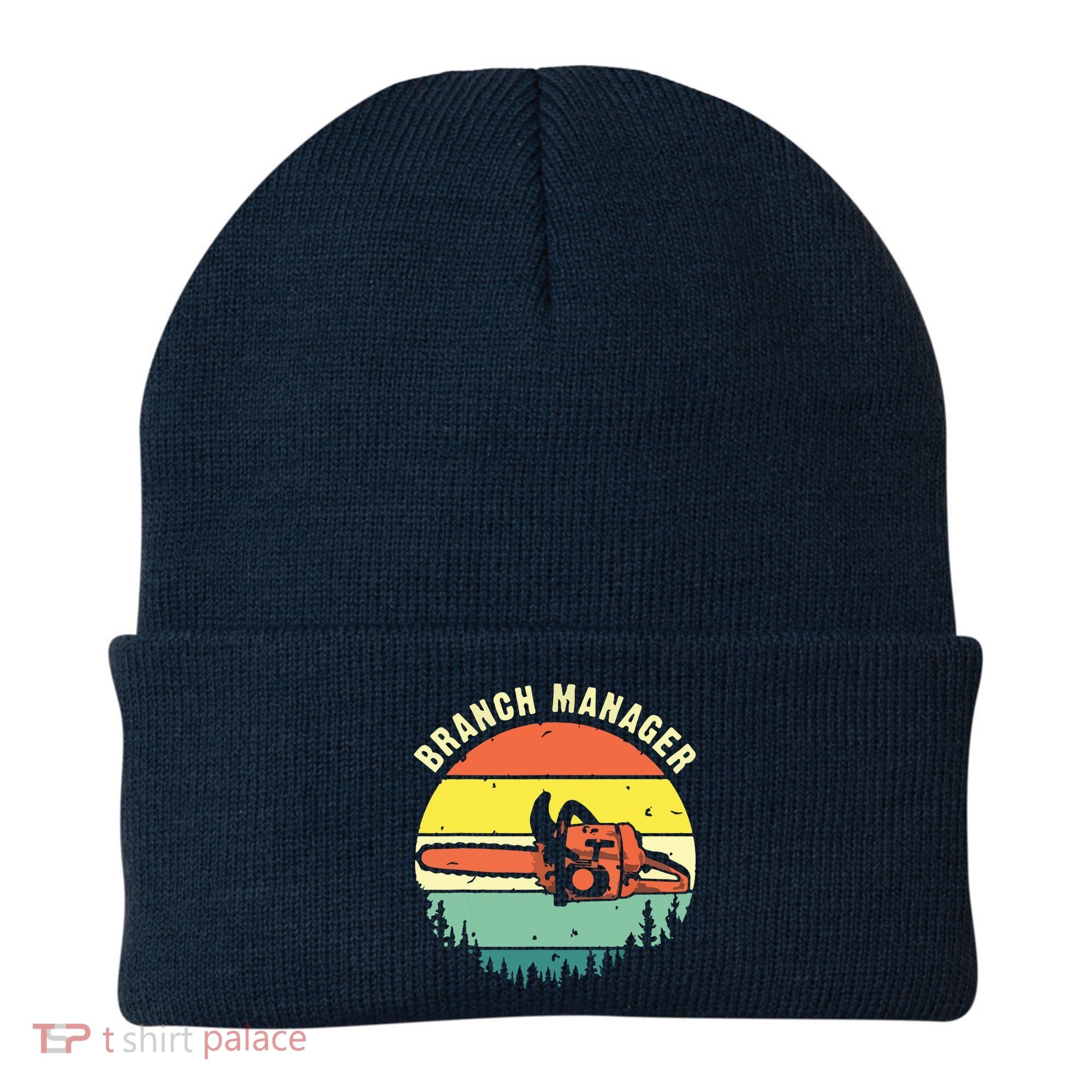 Cool Lumberjack Art Arborist Logger Branch Manager Beanie