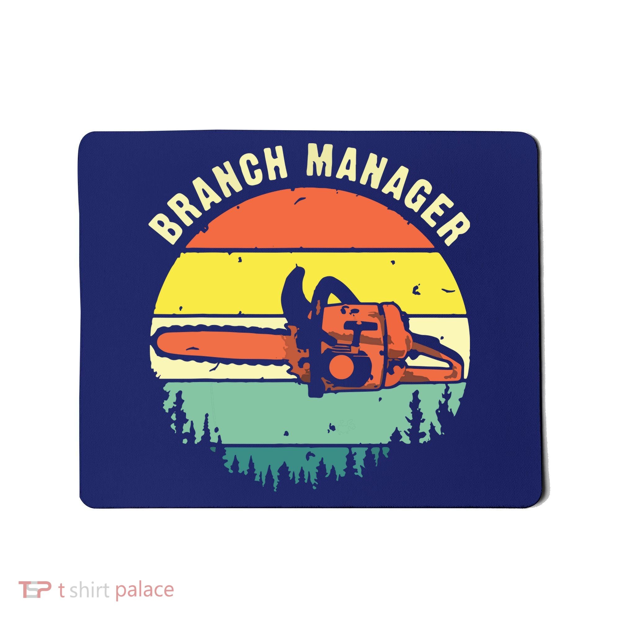Cool Lumberjack Art Arborist Logger Branch Manager Mousepad