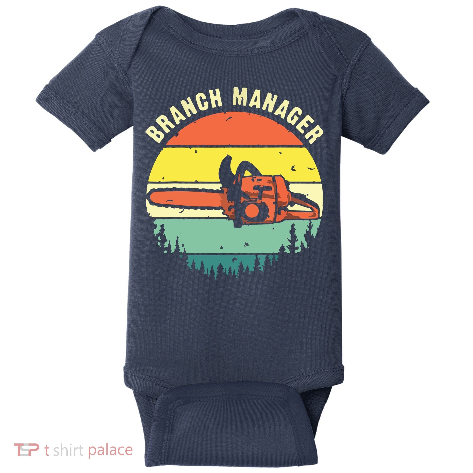 Cool Lumberjack Art Arborist Logger Branch Manager Baby Bodysuit
