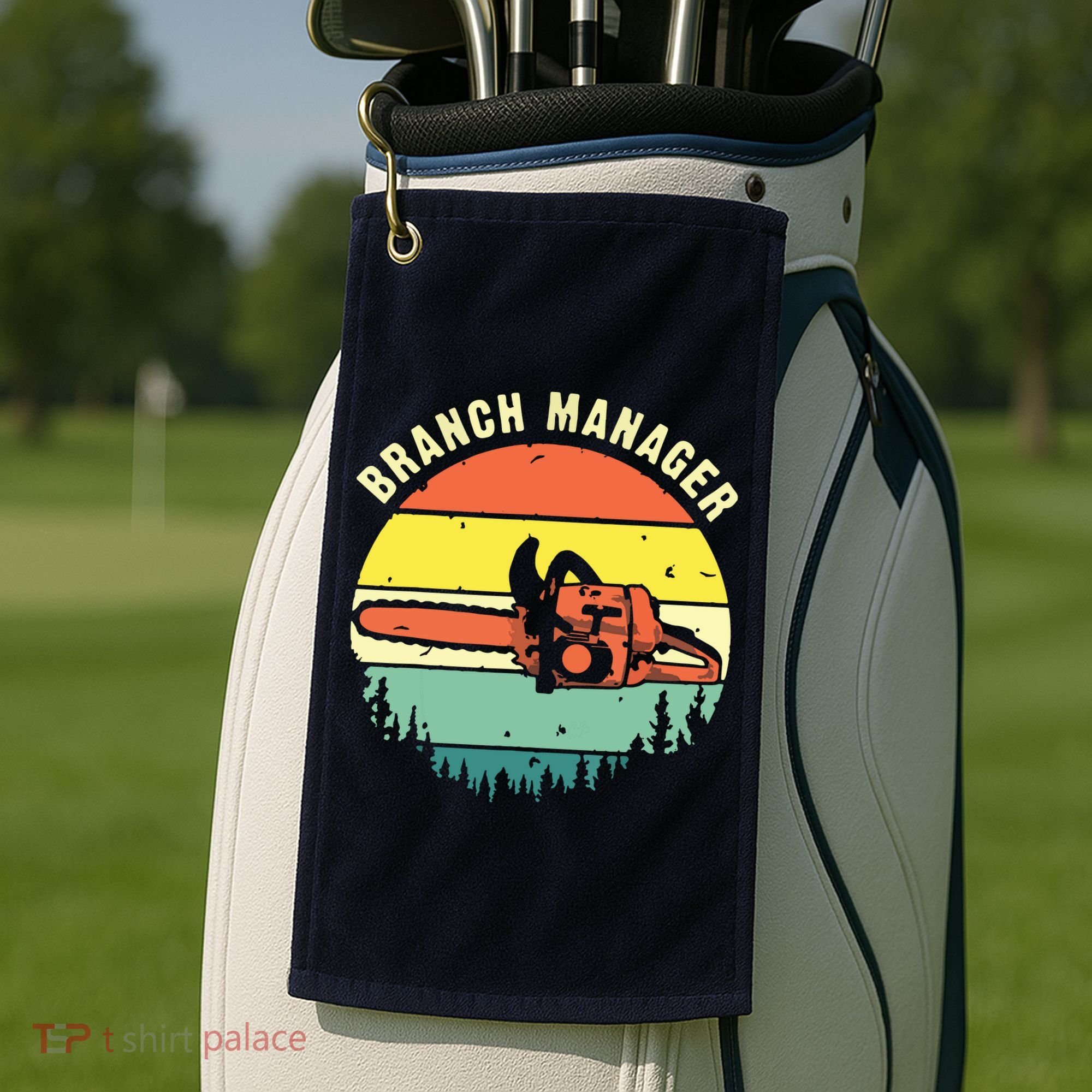 Cool Lumberjack Art Arborist Logger Branch Manager Golf Towel